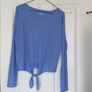 Long Sleeve Baby Blue Tshirt